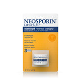 Neosporin Lip Health Renovación Nocturna en botella, cuidado nocturno para labios.