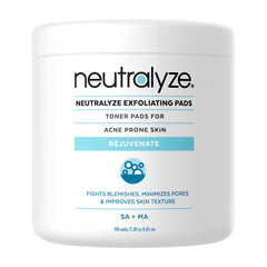 Lingettes Neutralyze exfoliantes pour visage et corps, améliore l apparence de la peau