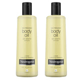 Neutrogena Aceite Corporal Fórmula Sesamo Ligero en botella, hidrata suavemente y deja brillo radiante.