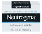 Neutrogena Barra Jabon Original 3.5 oz: limpieza suave sin residuos.