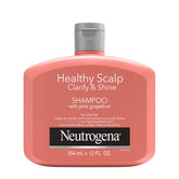 Neutrogena champú exfoliante, botella para cuero cabelludo graso, limpieza profunda