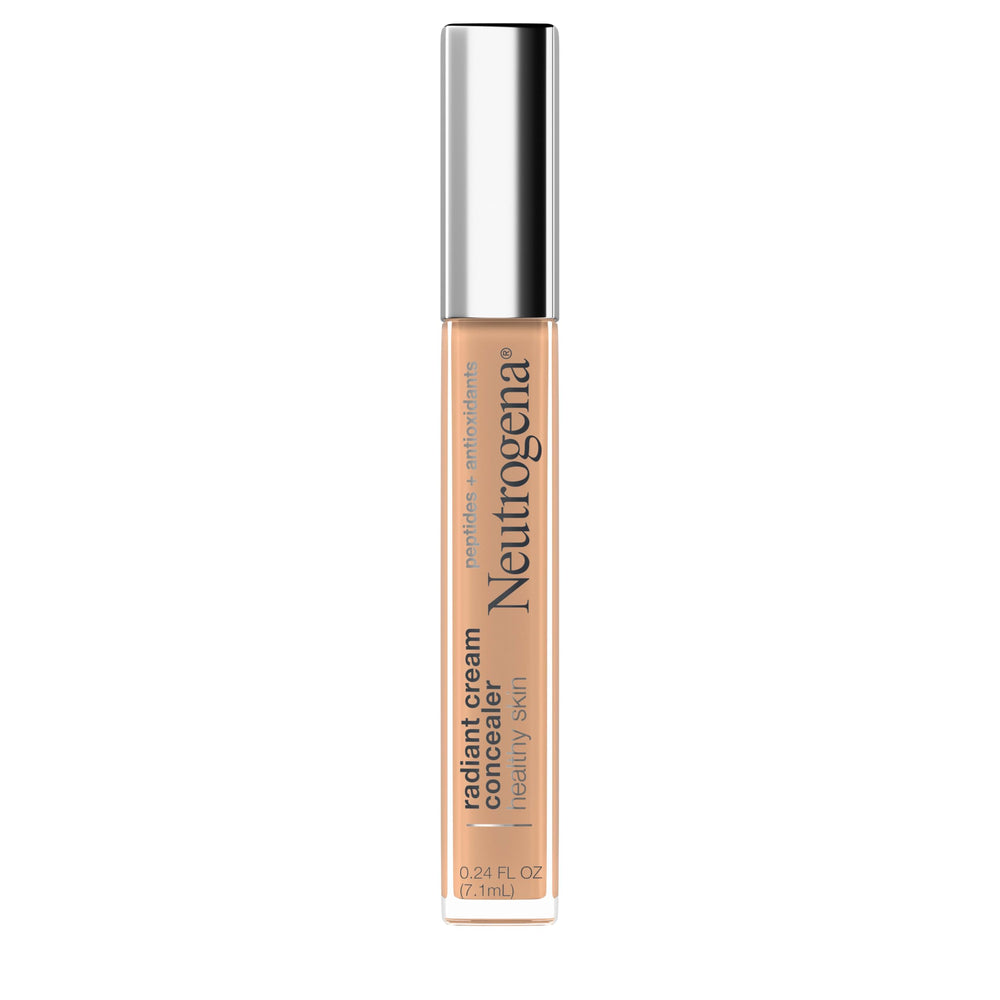 Corrector Neutrogena radiante, tono Cashew Light/Medium, acabado luminoso para ojeras e imperfecciones.