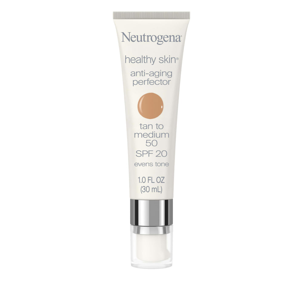 Neutrogena Healthy Skin Perfector Tintado SPF 20 en tubo 1 onza para tono natural.