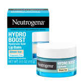 Neutrogena Hydro Boost bálsamo labial con ácido hialurónico, hidratación duradera.
