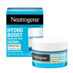 Neutrogena Hydro Boost bálsamo labial con ácido hialurónico, hidratación duradera.