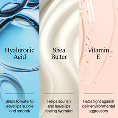 Bálsamo labial con tinte nude Sheer Ice para un look natural.