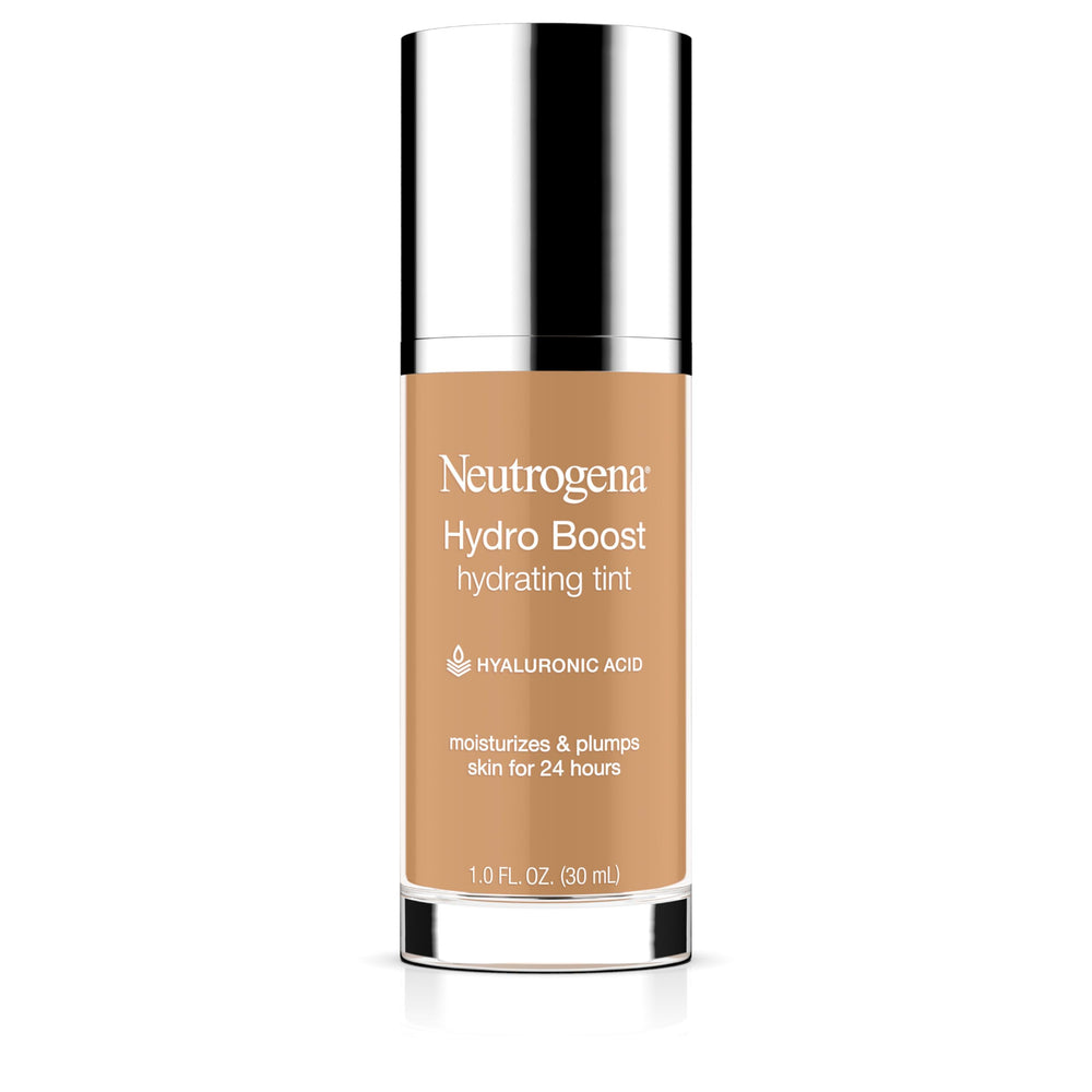 Neutrogena Hydro Boost Tinte Hidratante, aplicación suave para piel seca y natural.