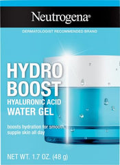Neutrogena Hydro Boost Water Gel se aplica en rostro y cuello para hidratación diaria.
