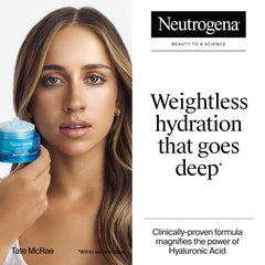 Neutrogena Hydro Boost Water Gel textura en gel no grasa y suave.