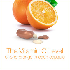 Encapsulado para conservar frescura y potencia, entrega vitamina C concentrada