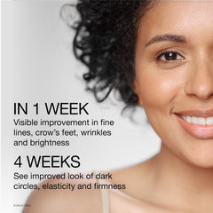 Uso nocturno suave alrededor de los ojos con Neutrogena Pro+ Eye Cream.