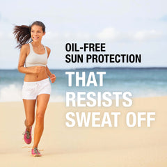 Neutrogena Sport Face SPF 70+ protección de amplio espectro UVA UVB durante la actividad.