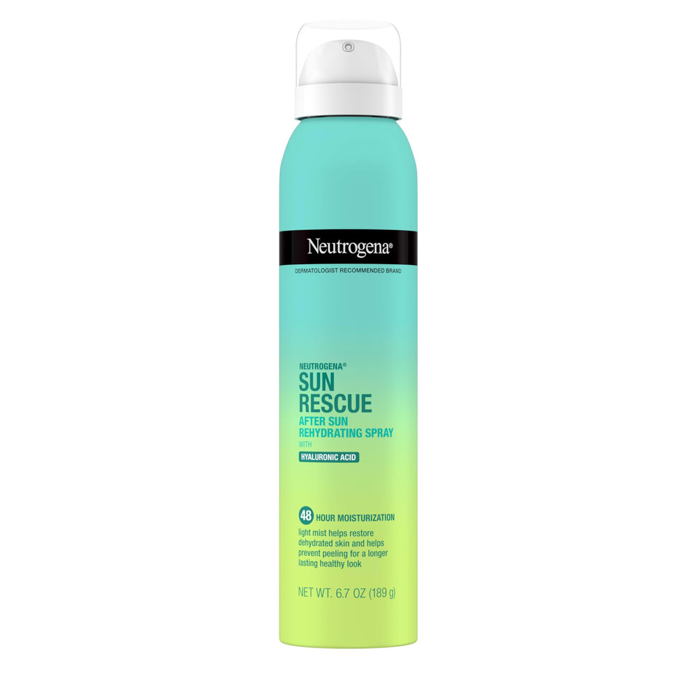 Frasco de Neutrogena Sun Rescue After Sun, hidratación suave tras sol.