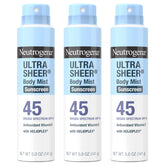 Neutrogena Bruma corporal SPF 45, protección rápida para el cuerpo