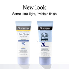 Neutrogena Ultra Sheer Dry-Touch: aplicación seca y ligera sin grasa.