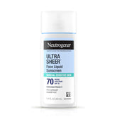 Neutrogena Ultra Sheer Mineral sunscreen tube with mineral actives for daily sun protection.