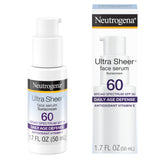 Neutrogena Ultra Sheer con SPF60 para protección diaria sin grasa
