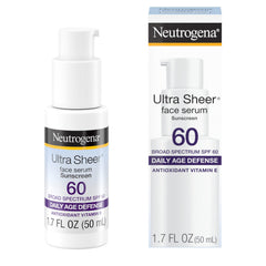Neutrogena Ultra Sheer con SPF60 para protección diaria sin grasa