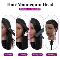 Neverland Beauty & Health: cabeza de maniquí para cosmetología, perfecta para estudiantes