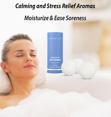 Bomba de baño New Miuz con naranja aporta aroma vigorizante para spa en casa.