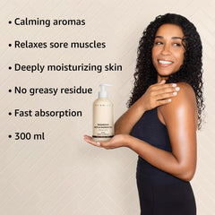 New Miuz Magnesium InShower muestra textura hidratante que deja la piel suave y nutrida.
