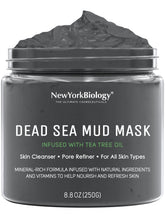 NEW YORK BIOLOGY Mascarilla de lodo Mar Muerto para rostro y cuerpo, limpieza suave.