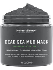NEW YORK BIOLOGY Mascarilla de lodo Mar Muerto para rostro y cuerpo, limpieza suave.