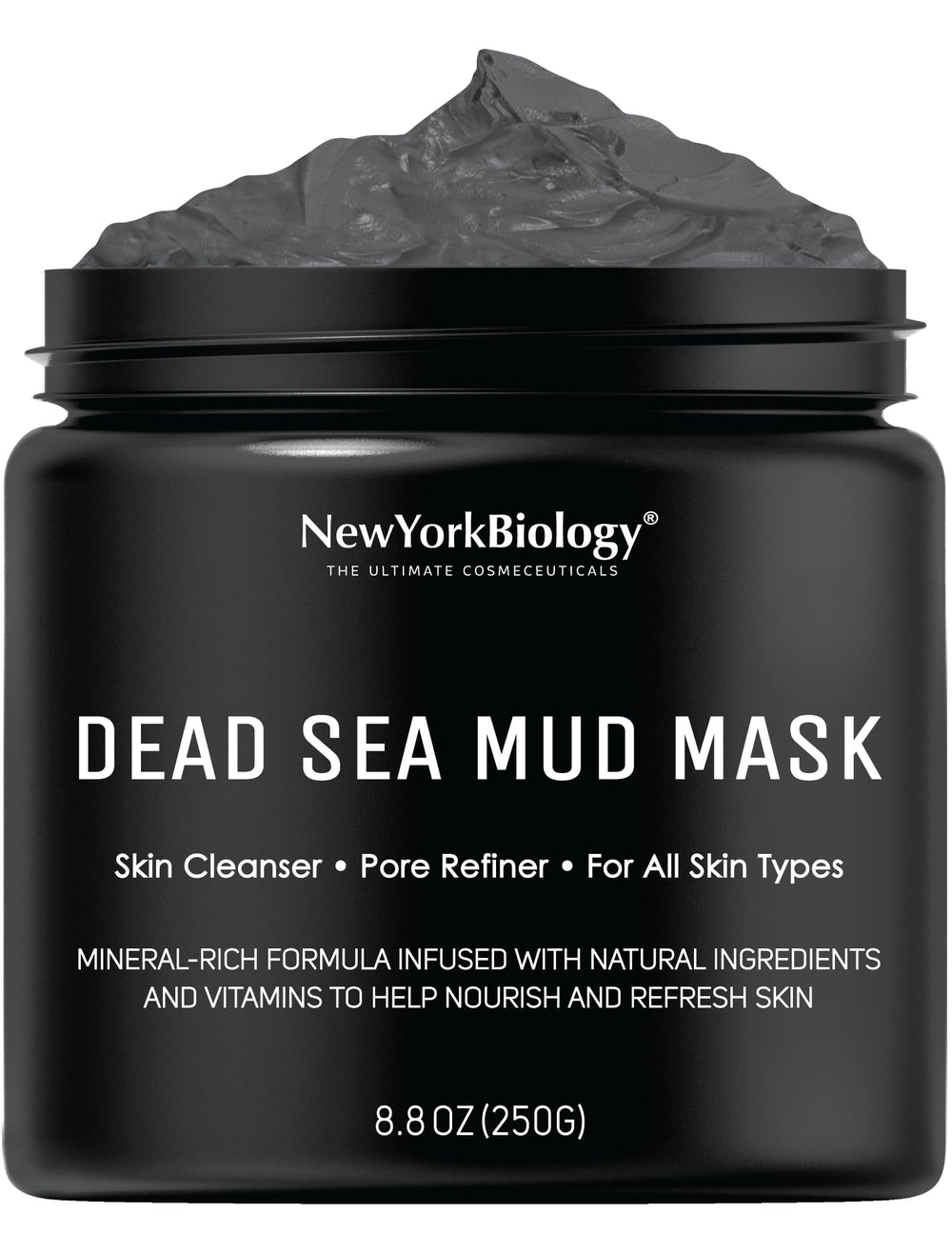 NEW YORK BIOLOGY mascarilla de lodo del Mar Muerto para rostro y cuerpo, purifica poros