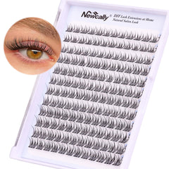 Newcally pestañas en racimos naturales con efecto real para un look suave