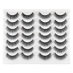 Newcally pestañas postizas naturales de volumen ligero para look delicado