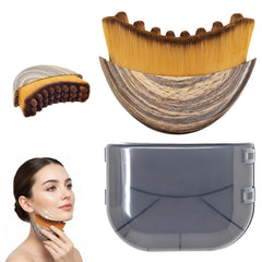 Neweak cepillo linfático contorno facial para drenar suavemente la región facial