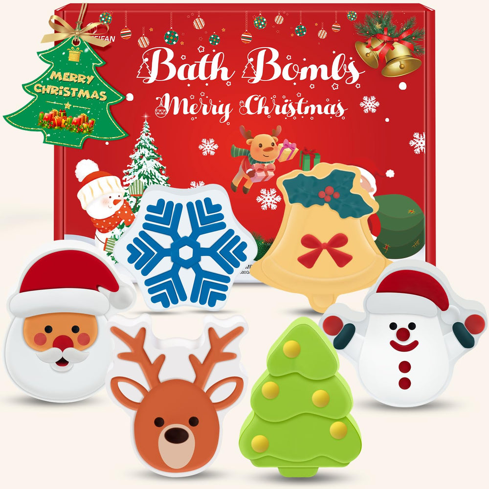 NEWFEIFAN bombas de baño navidad-ninos con burbujas divertidas