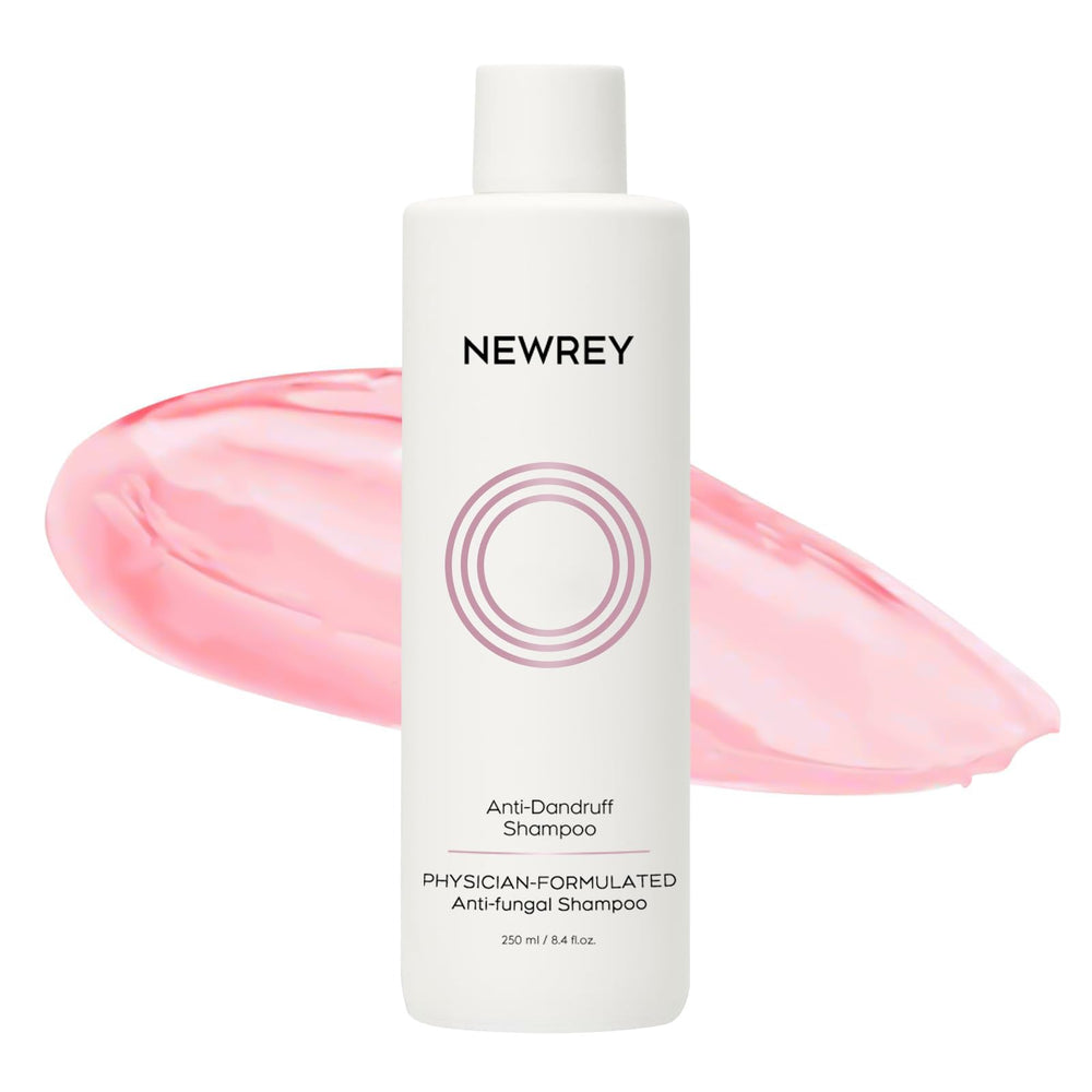 NEWREY champú antifúngico en botella, alivio suave para cuero cabelludo