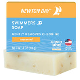 Newton Bay Jabon Nadadores con aceite de oliva, suaviza la piel tras nadar.