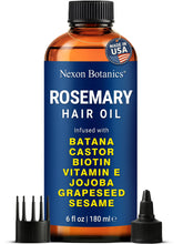 Nexon Botanics Aceite de Romero en botella para nutrir raíces y cabello más saludable.