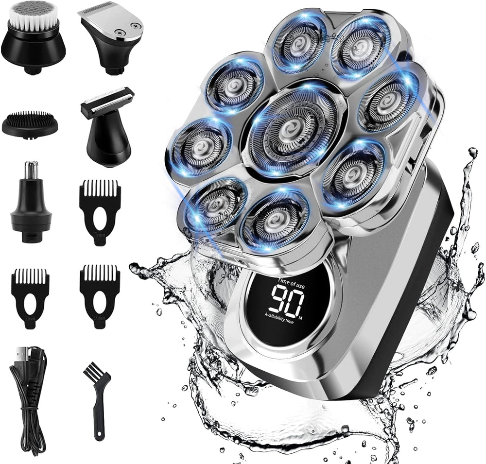 NEXT BEAUTY cabezal 9D flotante para afeitado suave y preciso en casa