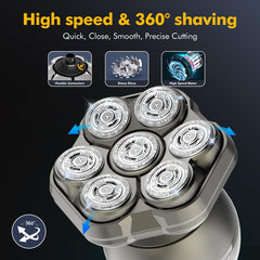 NEXT BEAUTY Afeitadora impermeable IPX7 para uso en ducha.