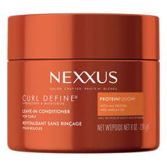 Nexxus Curl Define: bouteille crème prête à l’application pour boucles définies.