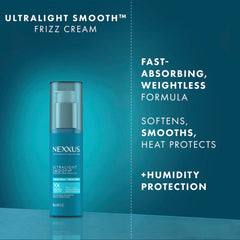 Nexxus Ultralight Smooth Acondicionador, botella, hidratación ligera que no deja pesadez.