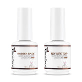 Nicedeco: set completo de base y gel superior para manicuras duraderas.