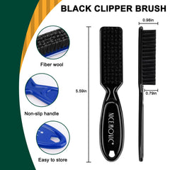 NICEMOVIC cepillo limpieza herramientas barber; ideal para limpiar navajas y tijeras.