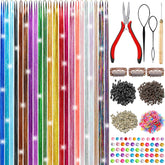 Kit Nielp para pelo con 22 colores y aplicación sencilla para looks creativos.