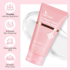 NIFEISHI mascarilla de colágeno con película desprendible que potencia la absorción.