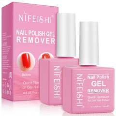 NIFEISHI Remover Esmalte Gel - botella para eliminación rápida del esmalte.