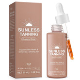 Gotas Ninsiec para rostro en bebida, tono gradual natural.