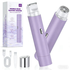 NIPOO bikini-trimmer dos-cabezas: afeitado suave y preciso para zonas sensibles.