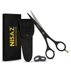 Tijeras NISAZ para pelo profesional 6-5 pulgadas, corte suave y preciso en casa o en salón.