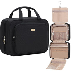 NISHEL bolsa de aseo de viaje para mujeres con gran capacidad para todo lo esencial.