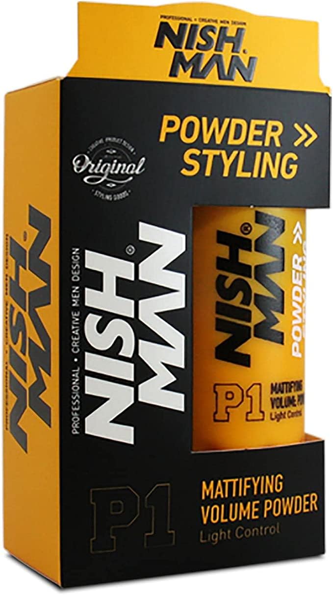 Nishman P1 polvo de peinado 20 g con acabado mate y volumen