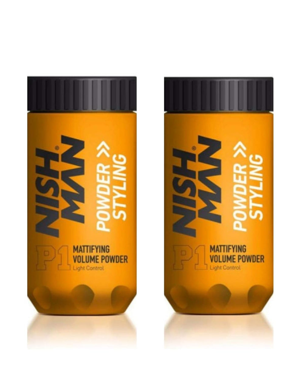 Nishman polvos peinado 20 g paquete 2, fijación natural para volumen diario.